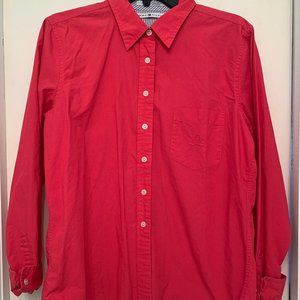 Womens Pink TOMMY HILFIGER Button-Down Shirt